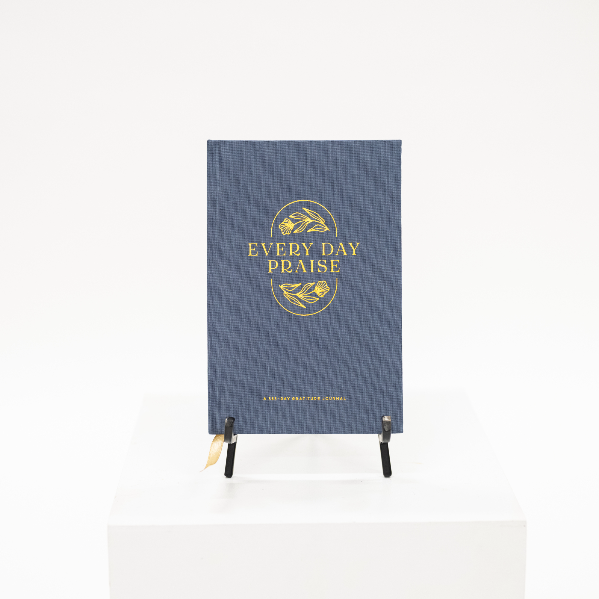 year long gratitude journal linen cover