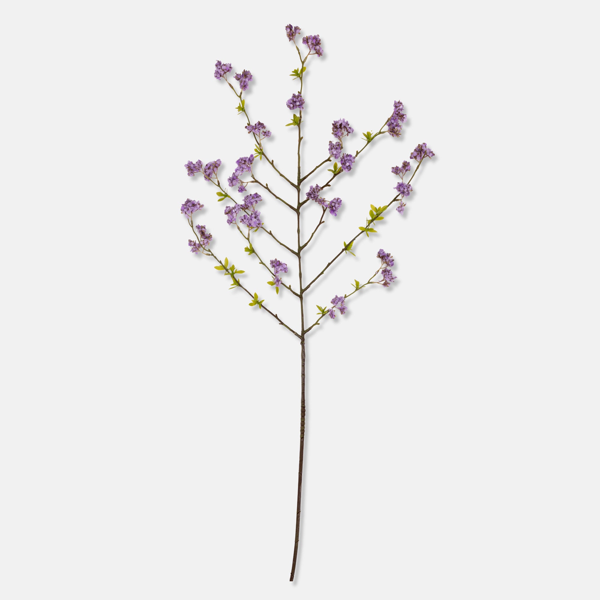 tall faux branch with lilac blossoms