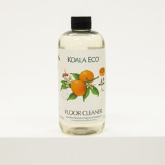 Bottle of Koala Eco floor cleaner on a white background