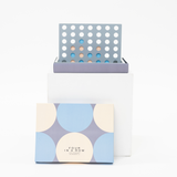 Four in a Row: Lacquered Wood Game Board