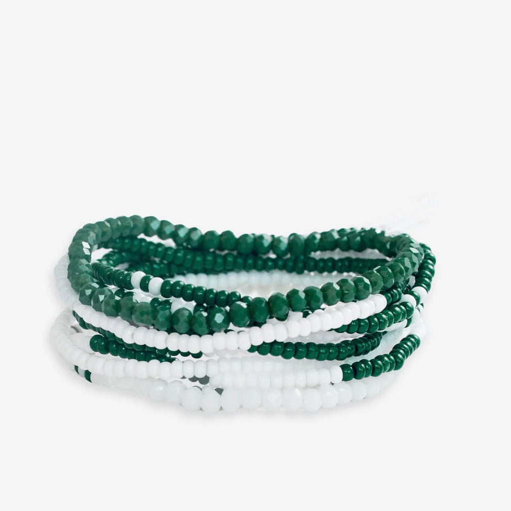 School Spirit 10 Strand Bracelet Set