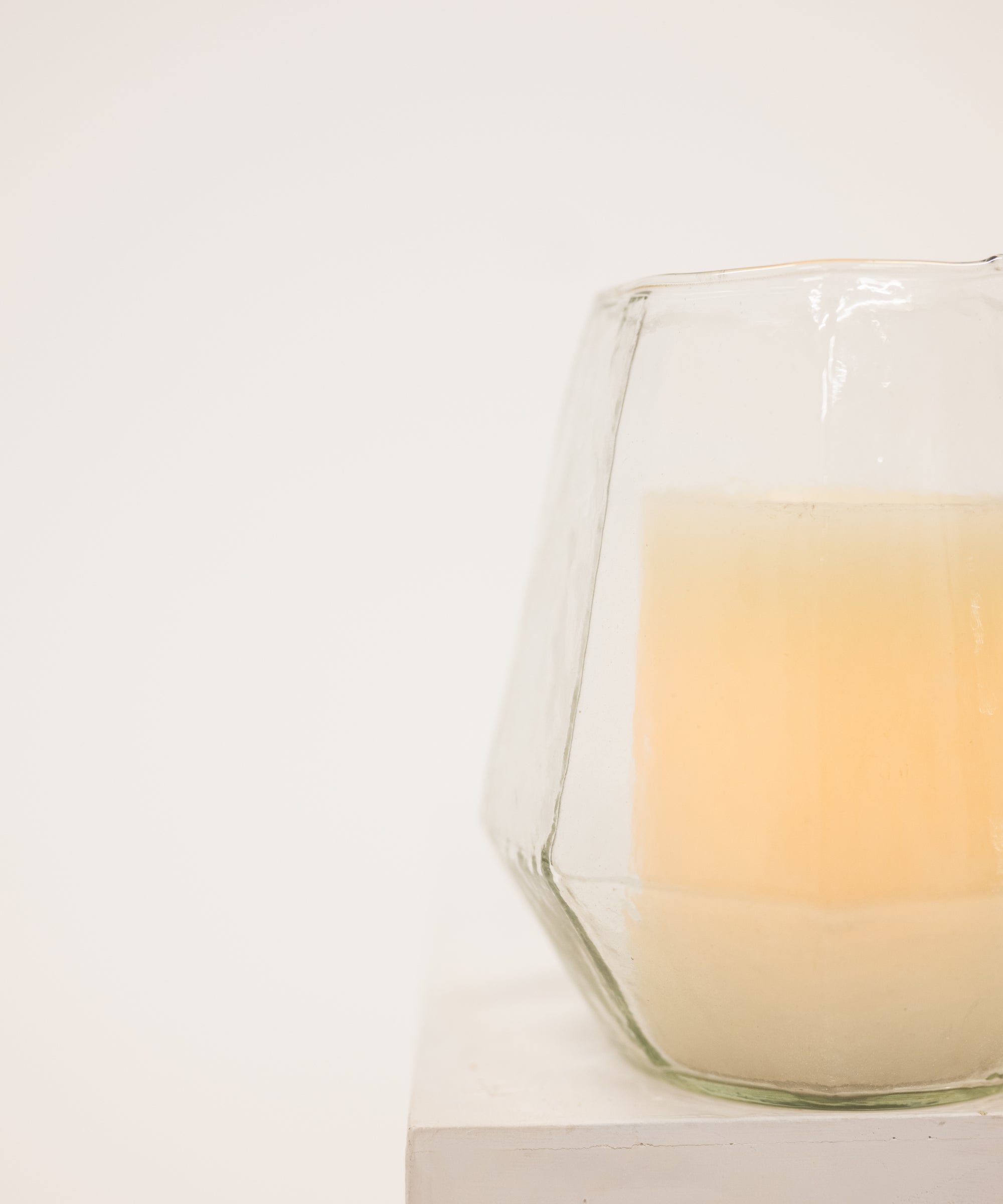 glass candle hurricanes