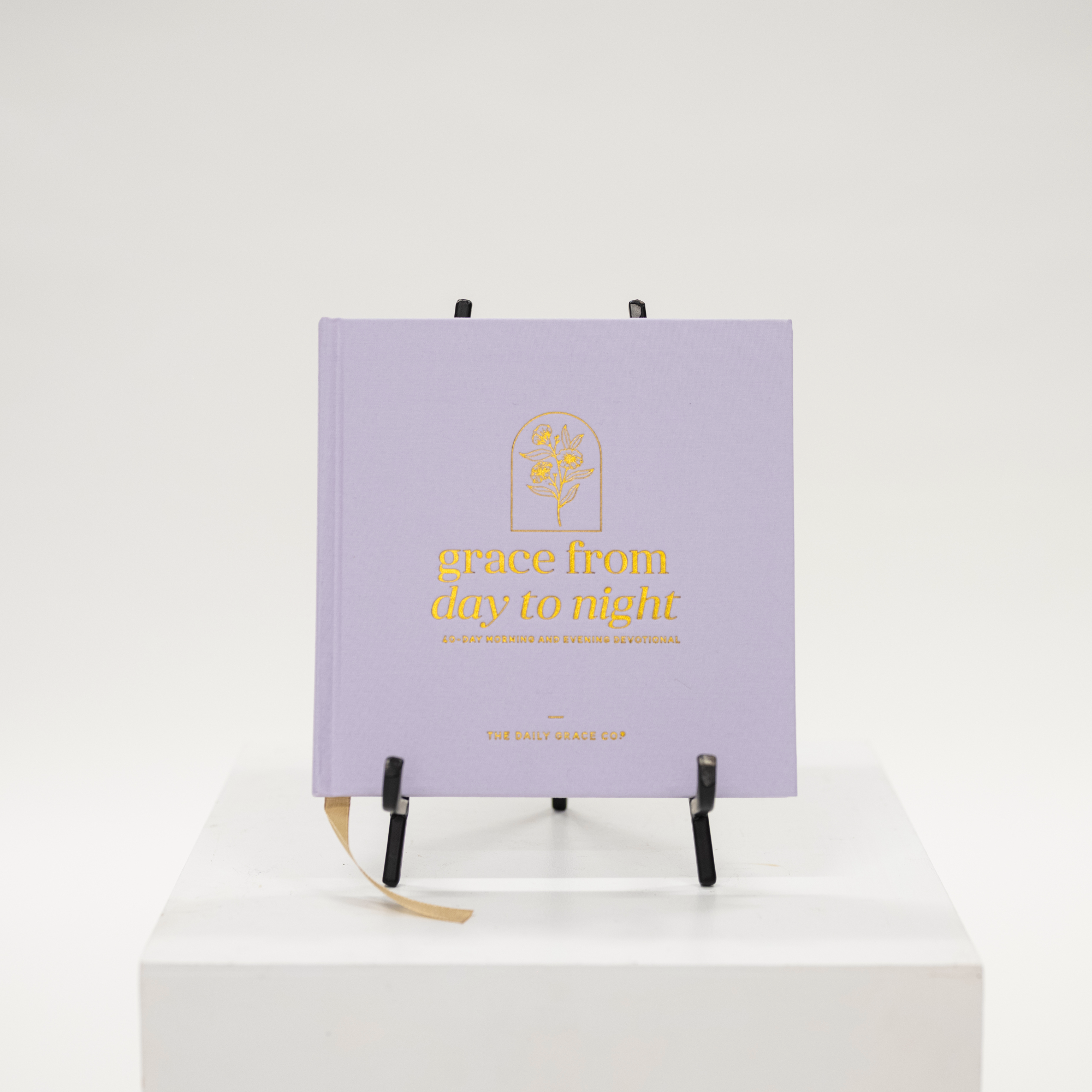purple fabric cover devotional grace