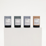 four varieties of herbal tea blends