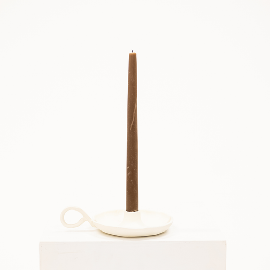 ivory antique shaped candlestick holder christmas decor