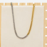 mixed metal necklace chain
