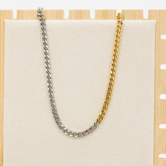 mixed metal necklace chain