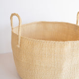 Sisal Storage Basket - White