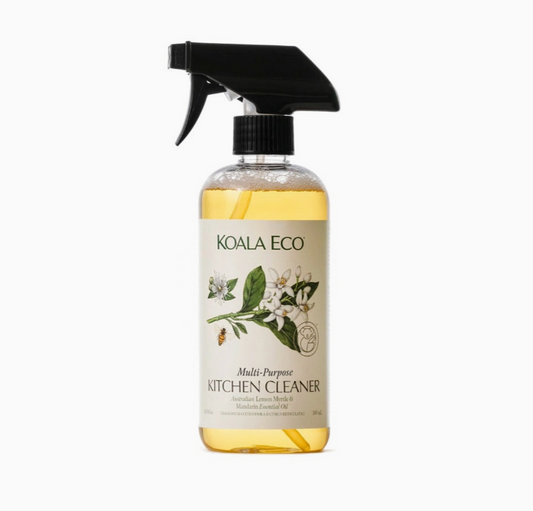eco friendly kitchen cleaner in spray bottle