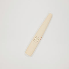 linen white usb lighter on a light gray background