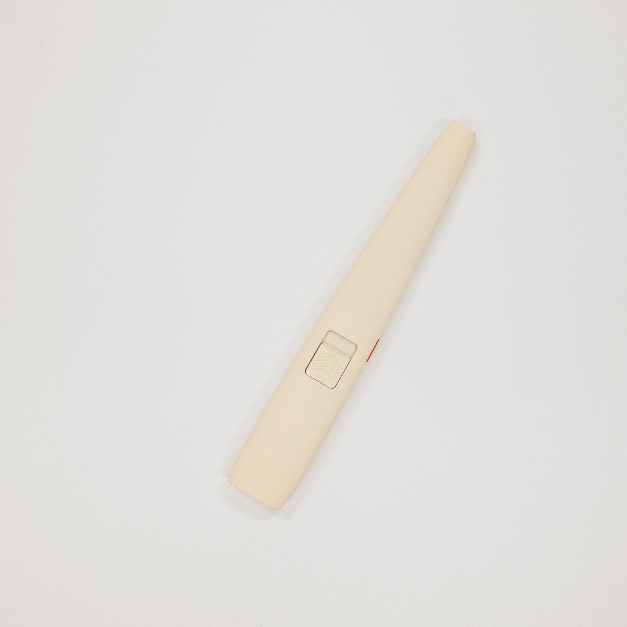 linen white usb lighter on a light gray background