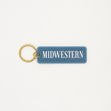 Blue Midwest Keychain