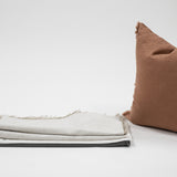 White Fringe Pillow 20x20
