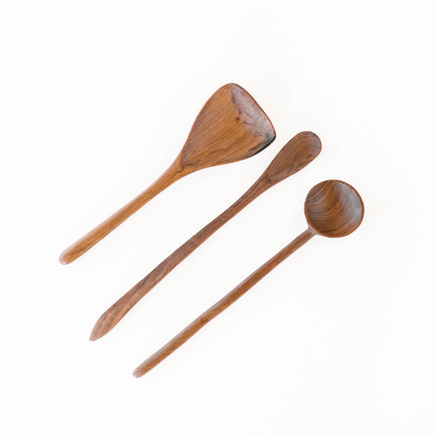 Thin Stretch Spoon - Olive Wood Mixing Spoon