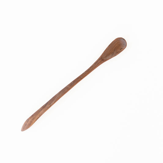 Thin Stretch Spoon - Olive Wood Mixing Spoon