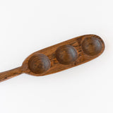 Triple Well Serving Tray - Olive Wood Dish