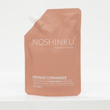 Noshinku hand sanitizer refill pouch on a white background