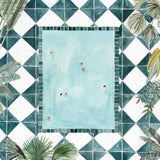 art work for a pool puzzle