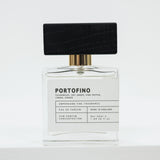 Perfume bottle labeled 'Portofino' on a white background