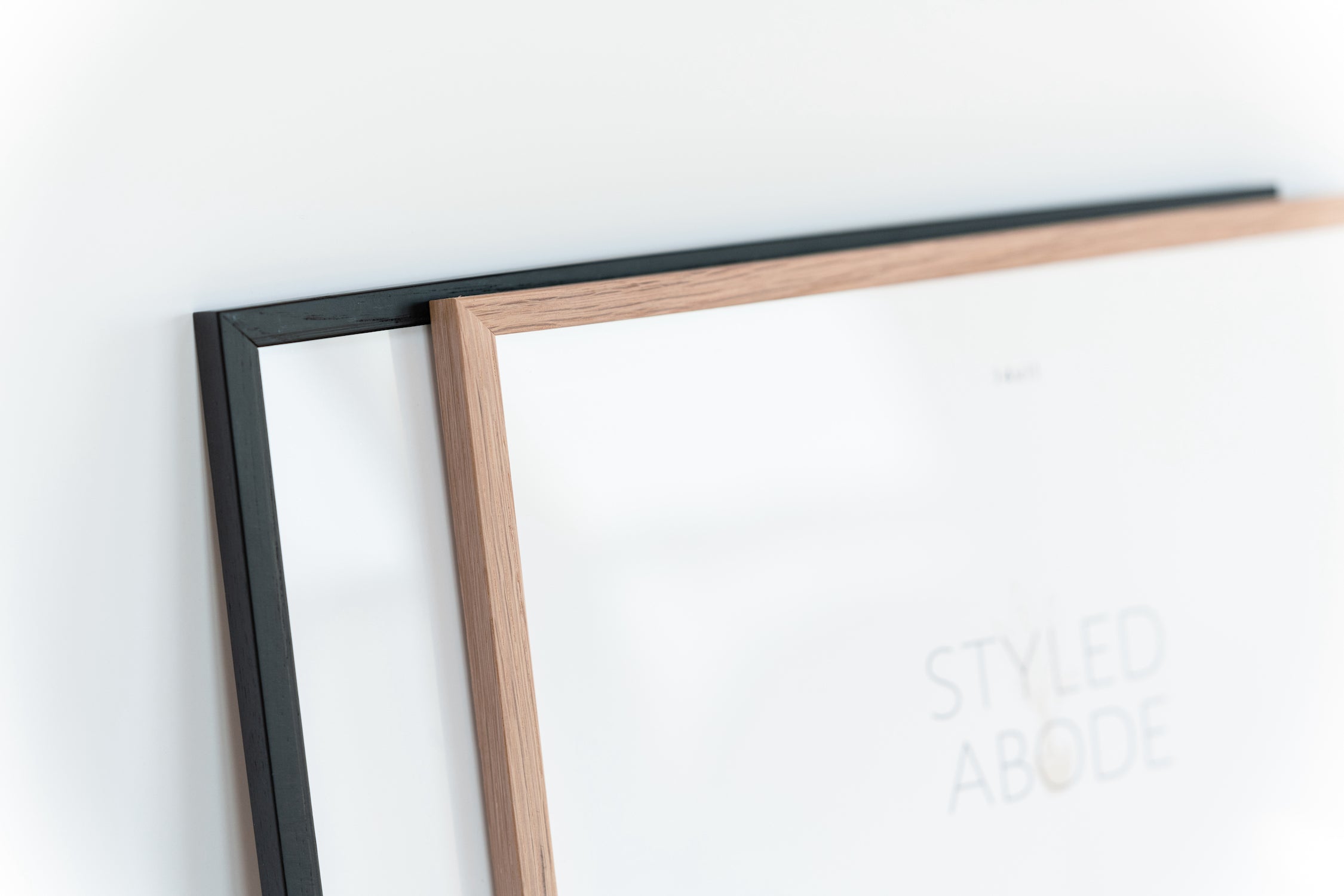 close up of poster style photo frame