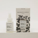 Brooklyn Candle Studio Santorini fragrance refill bottle and packaging on a white background