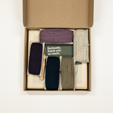 purple and neutral diy punch needle kit