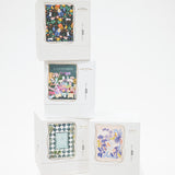 Set of puzzle kits on a white background