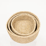 Round Jute Tabletop Basket