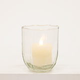 glass candle hurricanes for decor