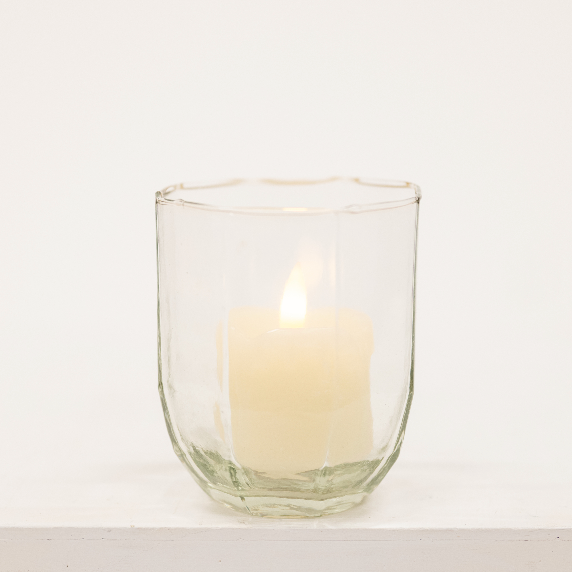 glass candle hurricanes for decor