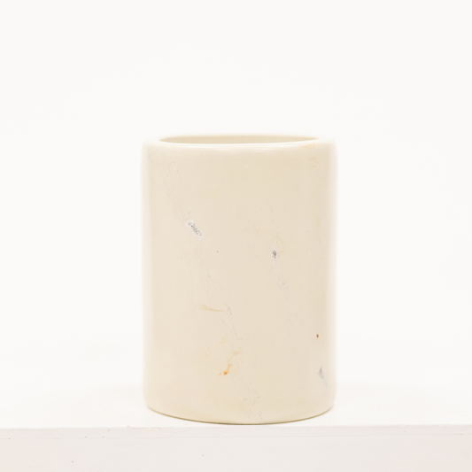 pencil cup made from natural soapstone