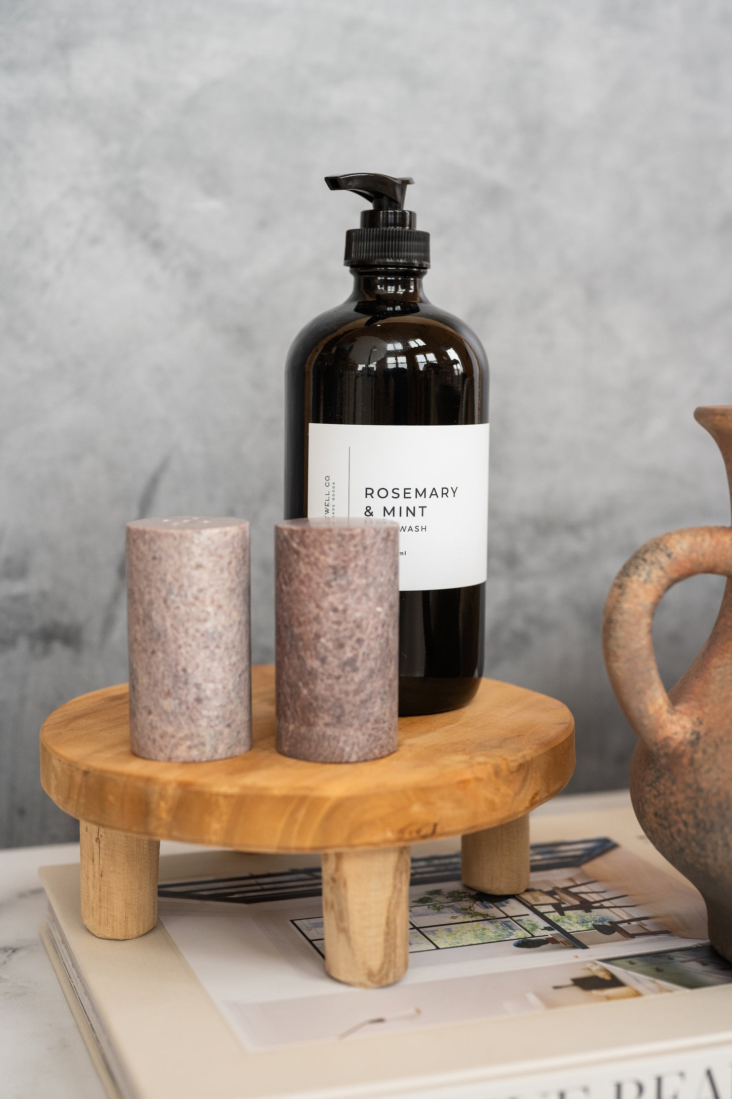 Soapstone Salt + Pepper Shaker