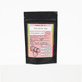 bag of tea pouches for making strawberry kiwi flavored iced tea