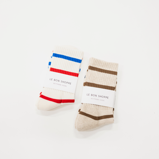 Boyfriend Socks - Striped