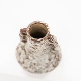 Brown + Cream Structural Vase