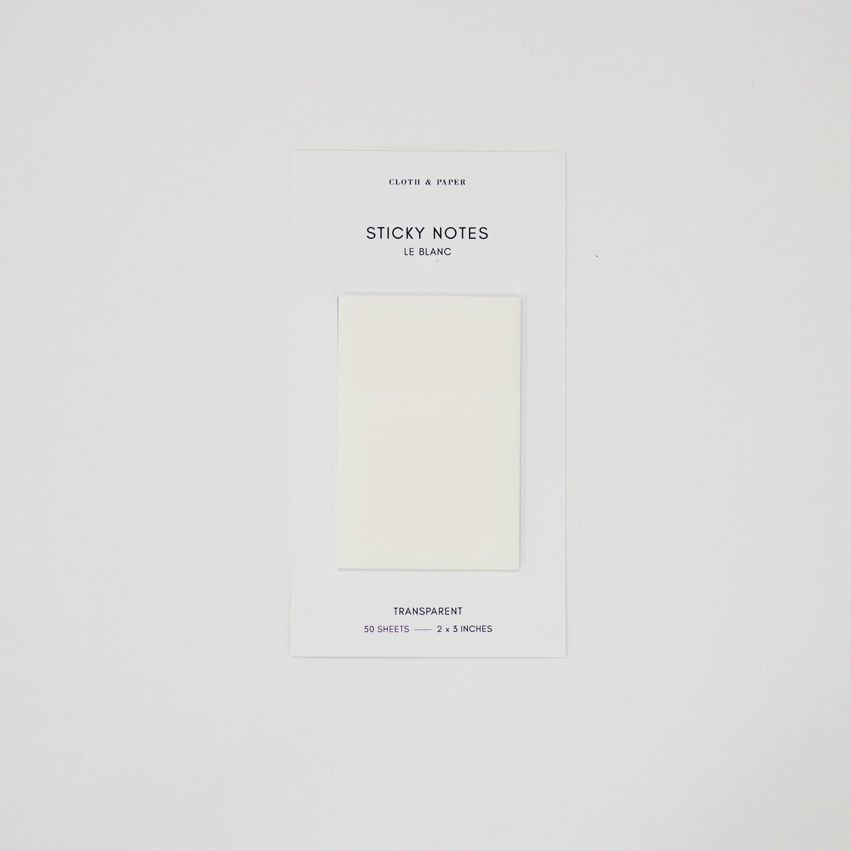 Transparent Rectangle Sticky Note – Styled Abode
