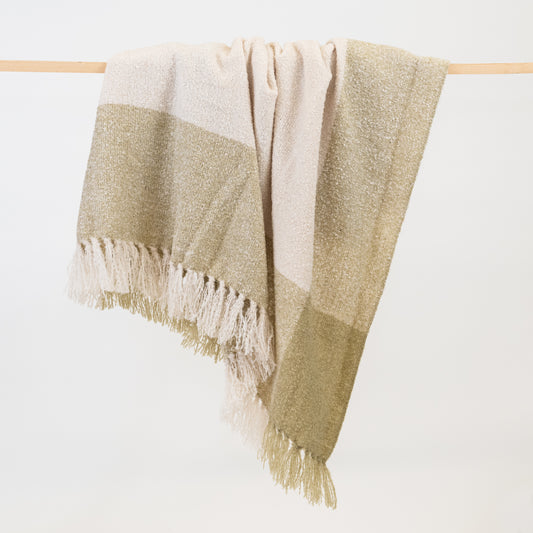 Oatmeal Boucle Throw