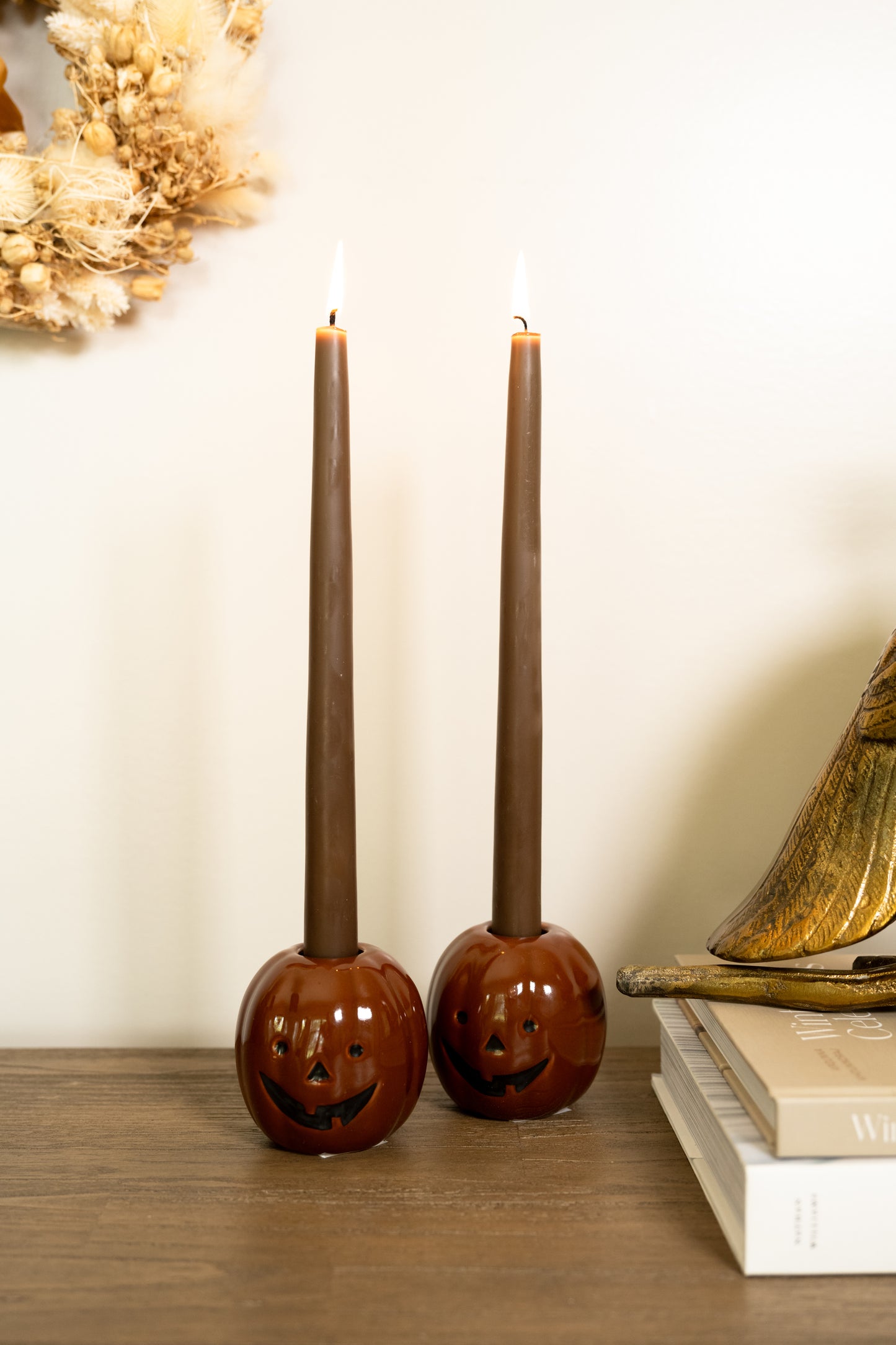 Jack O Lantern Candlestick Holder