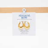 Oval Hoop Earrings