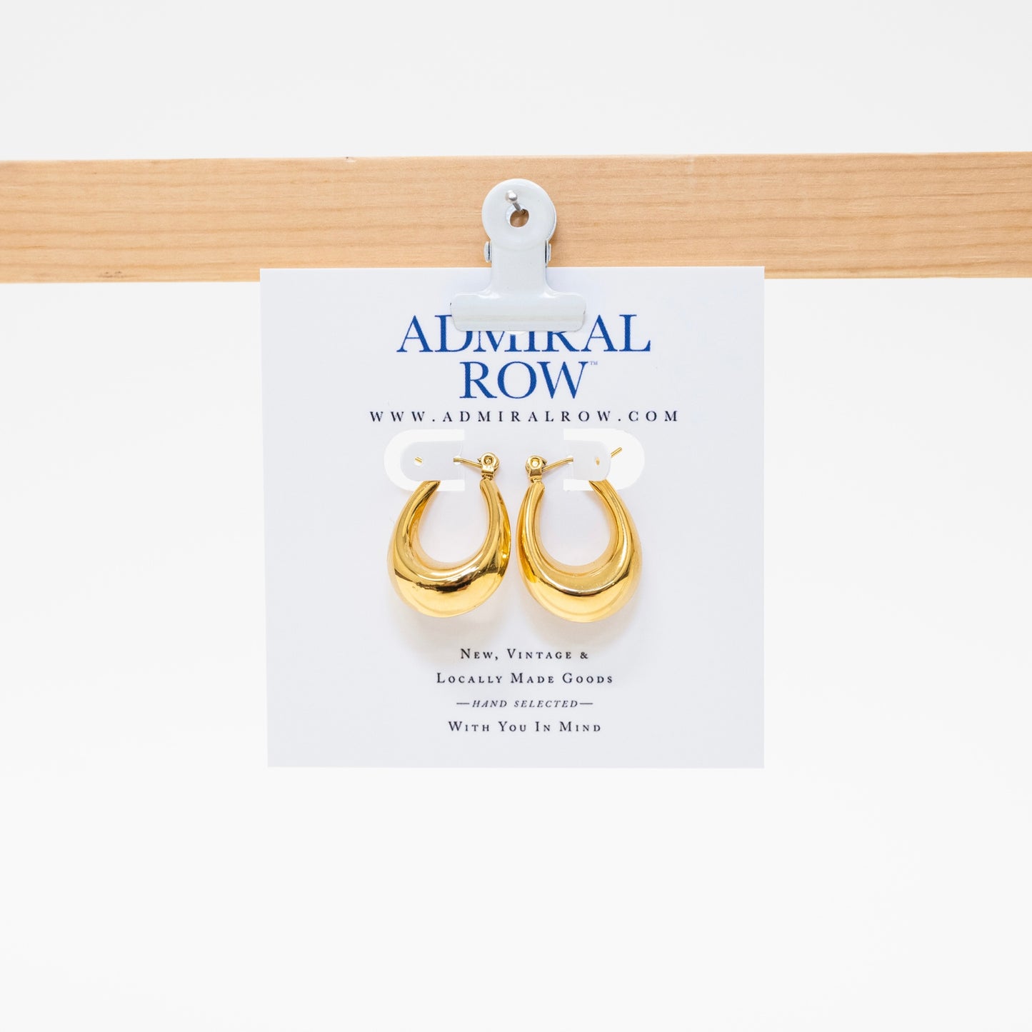 Oval Hoop Earrings