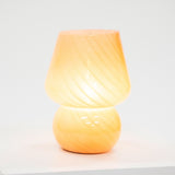 Coral Pink LED Mushroom Lamp
