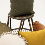 Olive Corduroy 18x18 Pillow