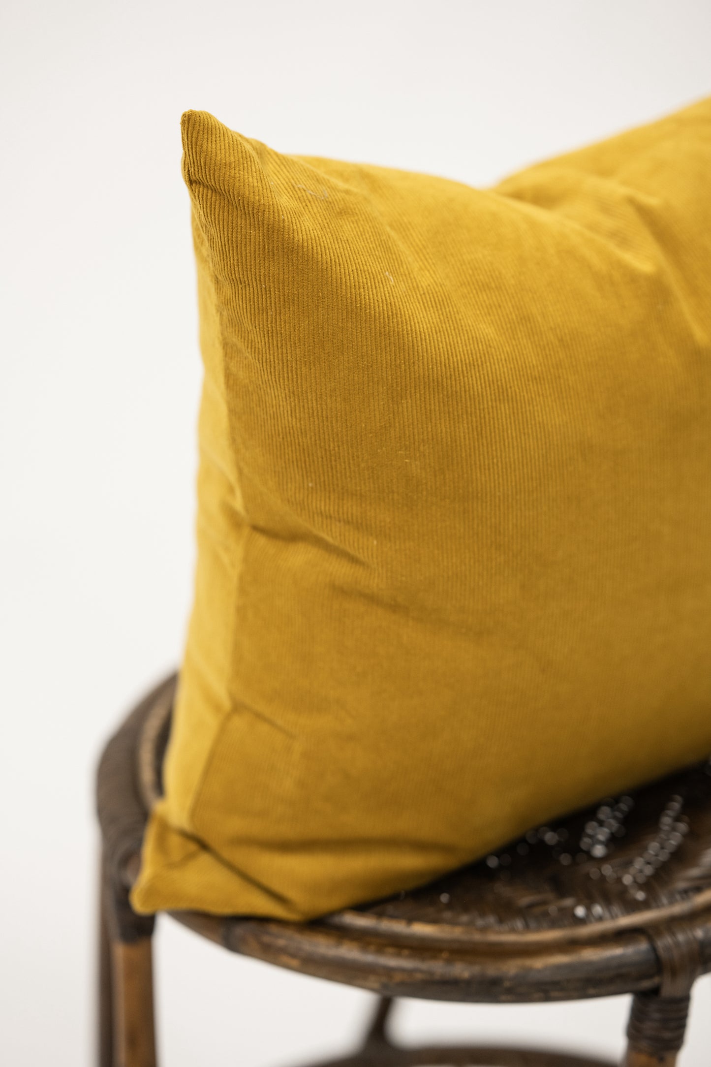 Mustard Corduroy 18x18 Pillow