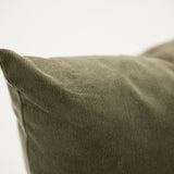 Olive Corduroy 18x18 Pillow