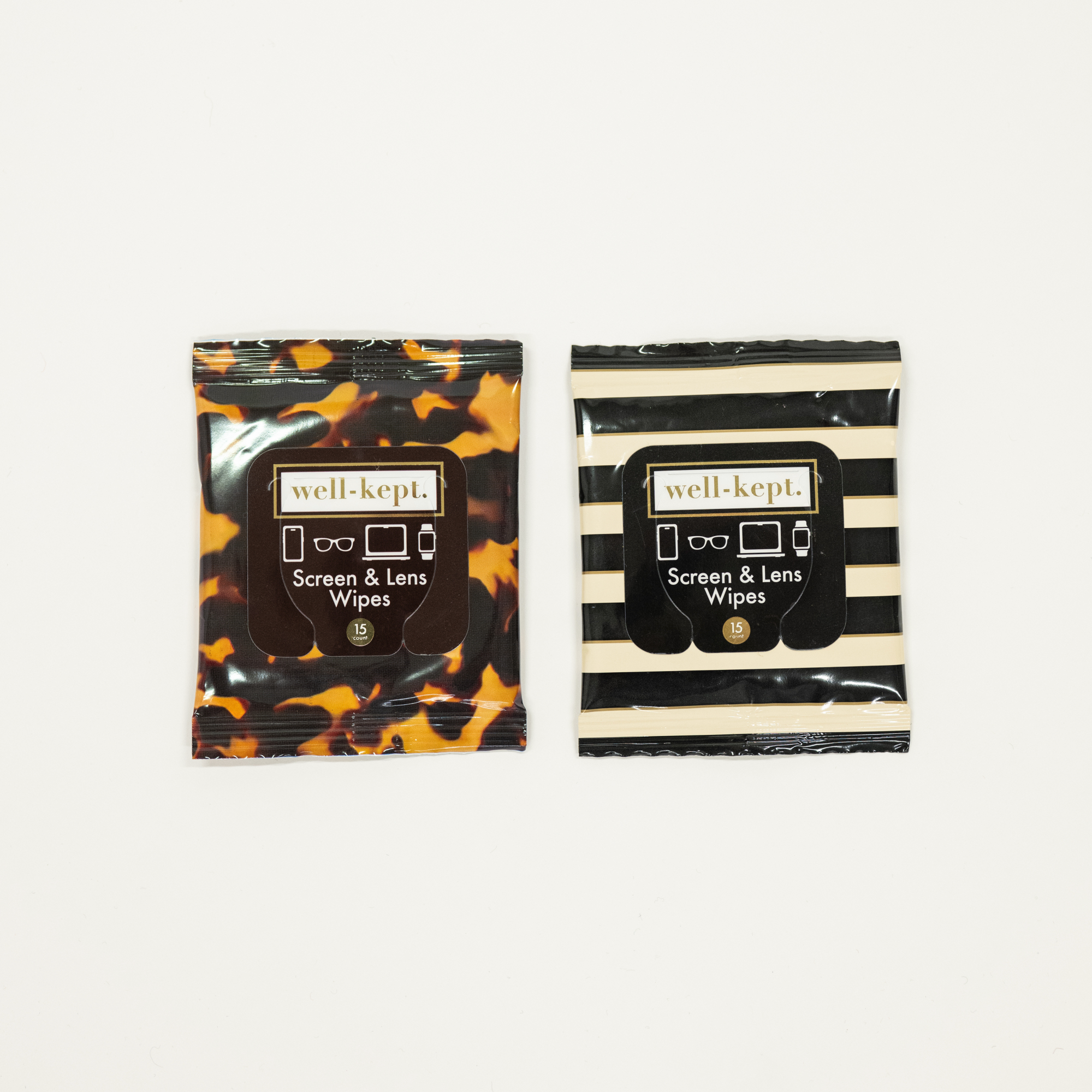 classic prints for well kept screen and lens cleaning wipes