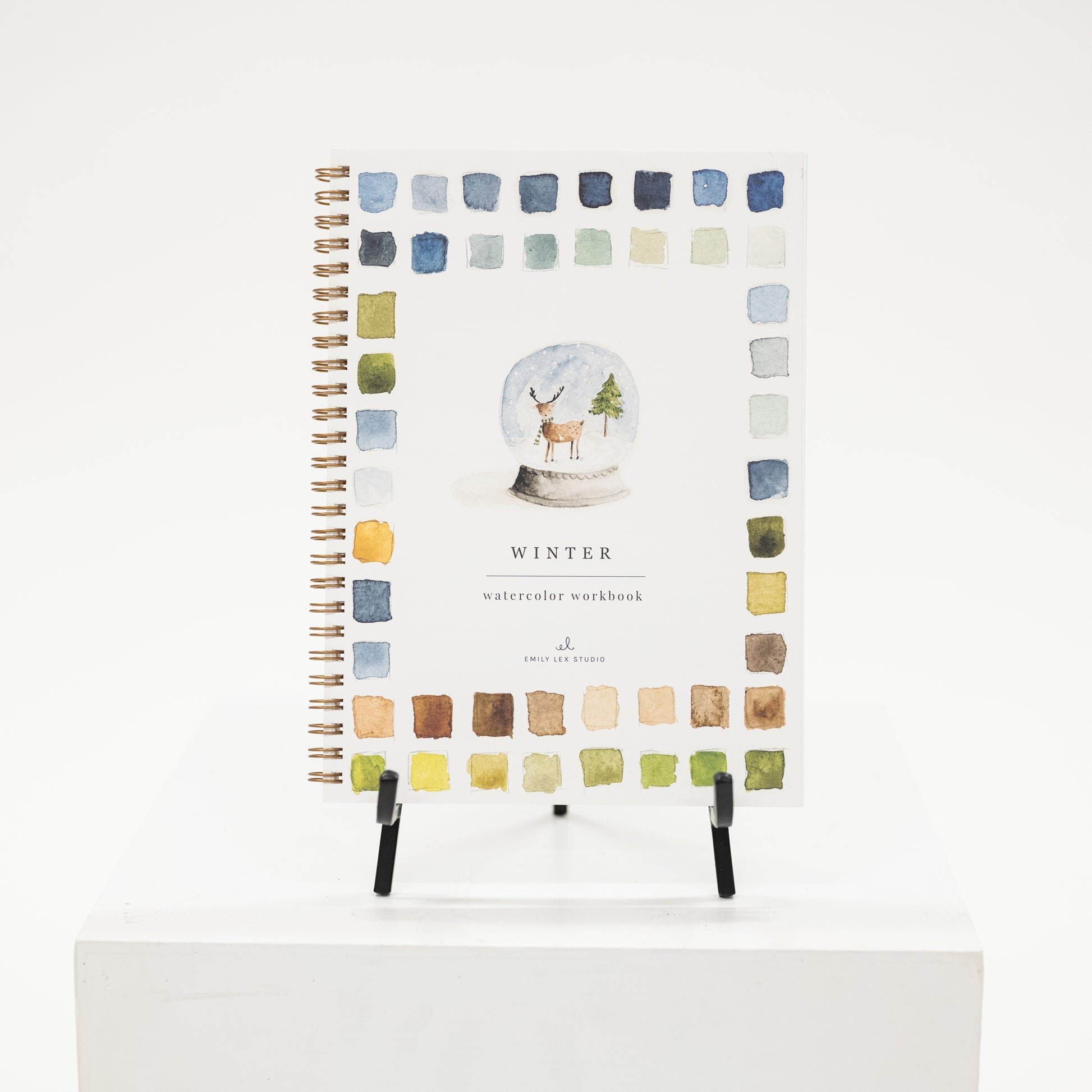 winter themed pictures for a watercolor workbook