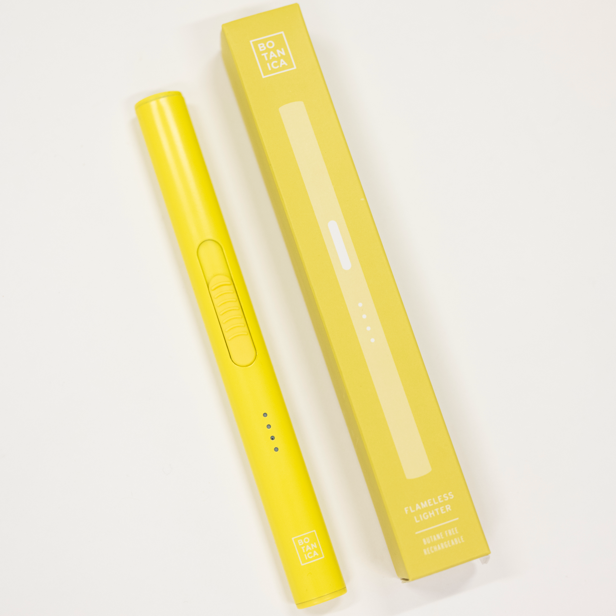 lemon lime yellow rechargeable usb lighter