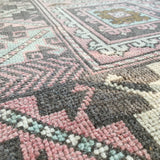 Vintage Pink Turkish Rug