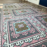 Vintage Pink Turkish Rug